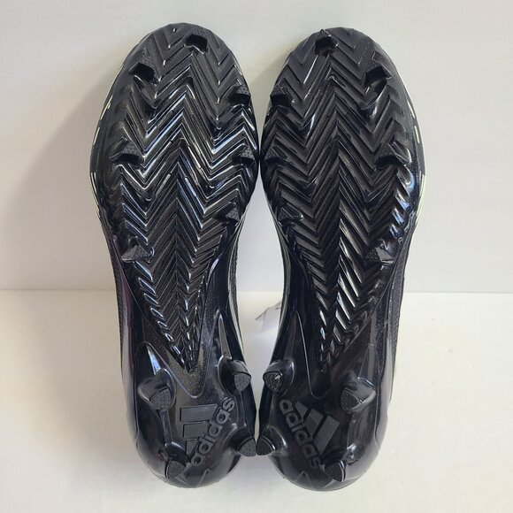 NEW Adidas Adizero 12.0 Glow In The Dark Football Cleats IE5447 Size 12 Black - Picture 6 of 8